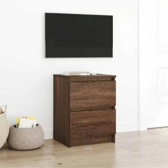 Szafka pod TV, brązowy dąb, 40x35x54cm, materiał drewnopochodny Lumarko! Lumarko! - Hurtownia wielobranżowa Lumarko Oferta